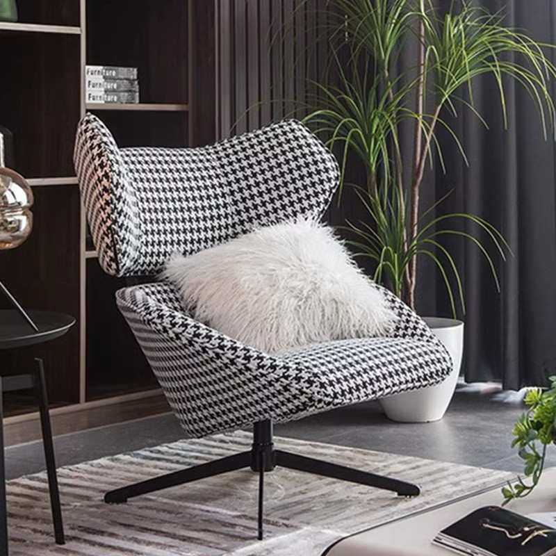 北欧轻奢单人休闲椅家用阳台卧室可旋转千鸟格高级设计感懒人椅子,鲜花速递/花卉仿真/绿植园艺,其它园艺用品,淘宝优惠券,粉丝福利购,淘宝优惠卷