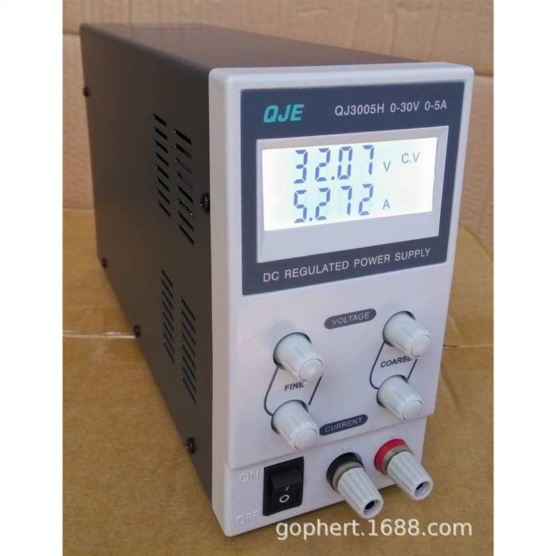 QJE求精可调直流稳压电源QJ3005H数显线性电源30v5a QJ1808-24V