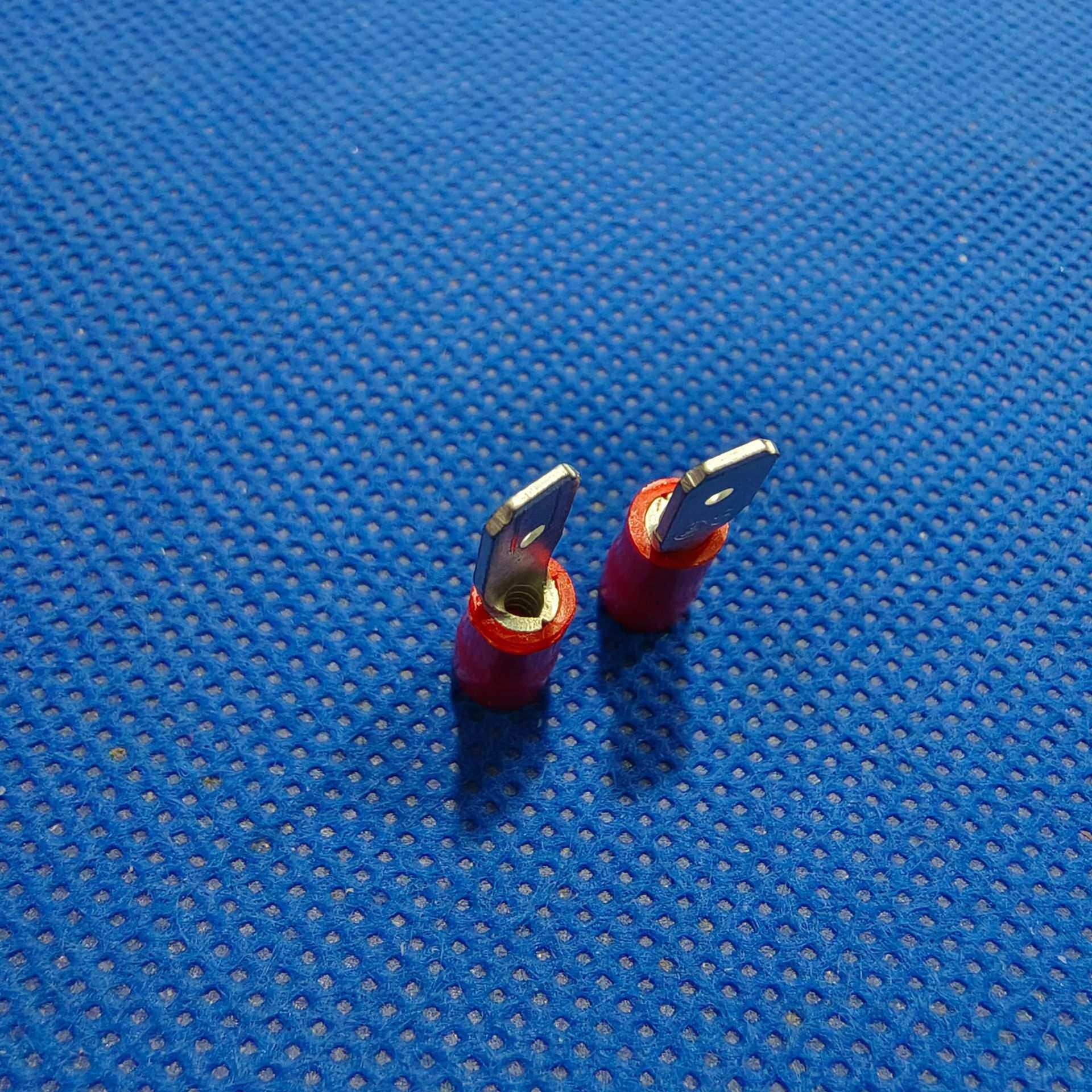 FDFD1.25-187(5)/MDD1.25-187 红色插片插簧一平方冷压端子