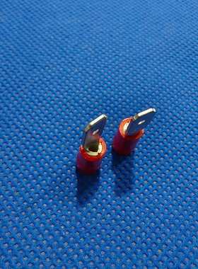 FDFD1.25-187(5)/MDD1.25-187 红色插片插簧一平方冷压端子