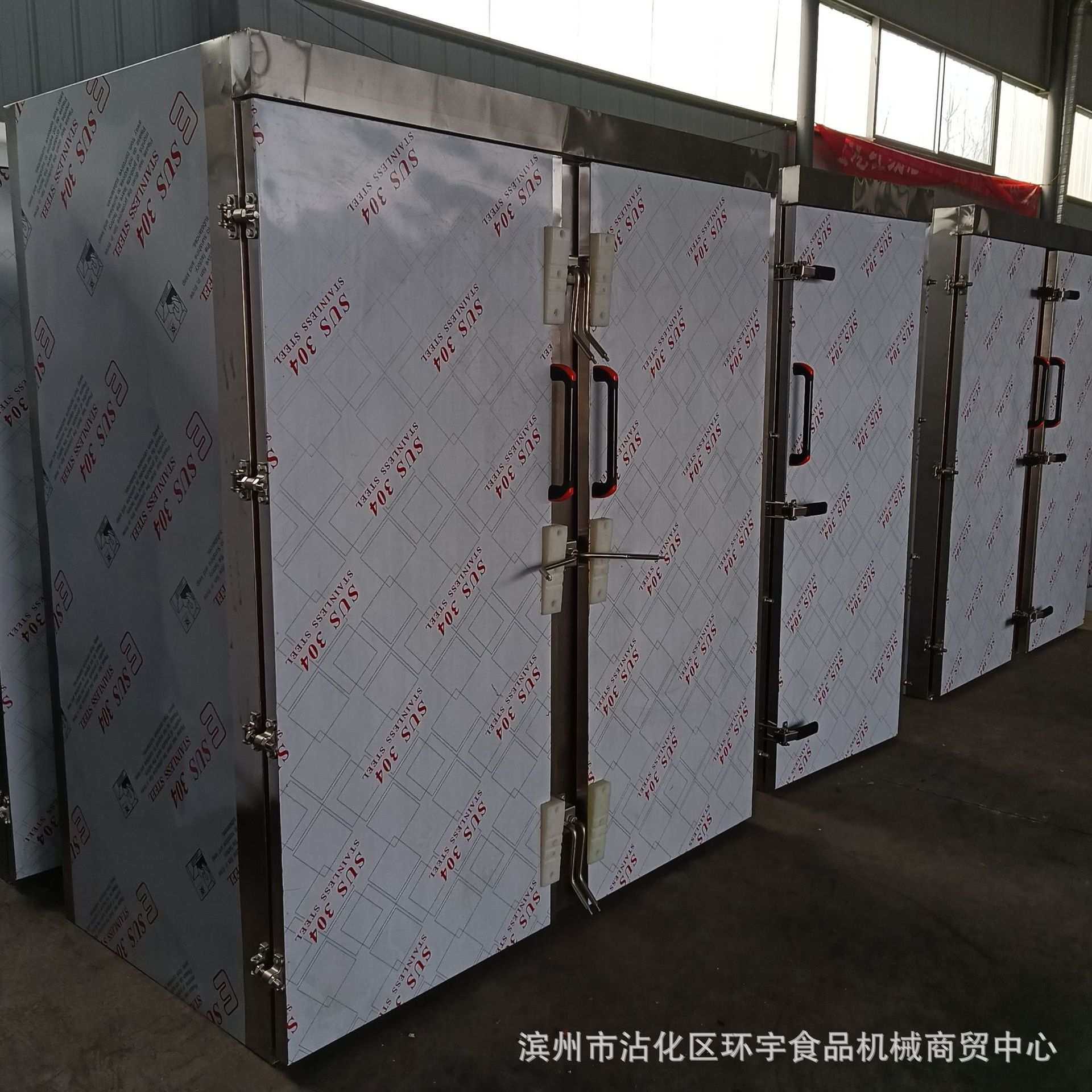 全钢馒头蒸房 一次蒸6袋面的双门蒸箱供应沿海地区不秀刚架子车