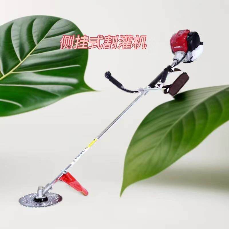 侧挂式二冲程割灌机 杂草灌木清理修剪机 农用开荒锄草割草机