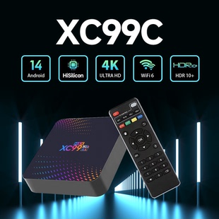 英文版免费网络电视机顶盒通用TVBOX海4K外高清国外看电视盒子
