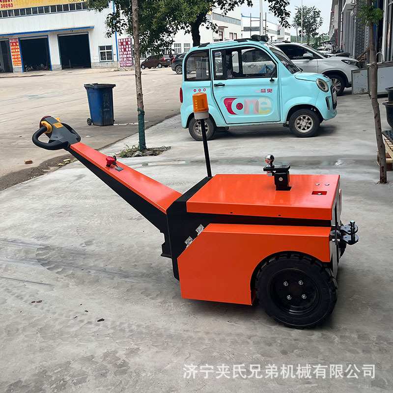 电动牵引车小型拖车步行式手推叉车机场仓库牵引器液压迷你搬运车