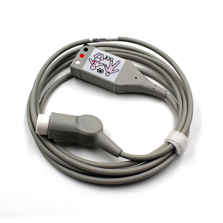 兼容VM4V2412针心电图机干线电缆3引线M1500AM1540C2米