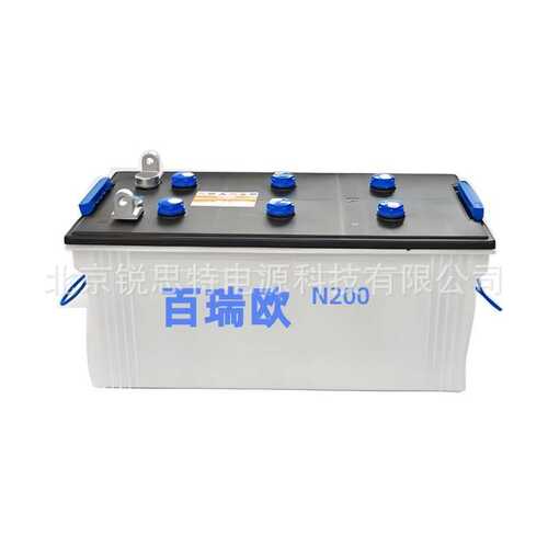 百瑞欧蓄电池N200 12V200AH船舶用启动电瓶6-QW-200免维护电池组