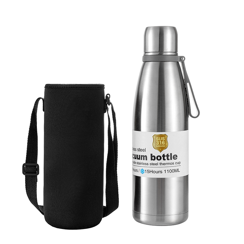 加厚保温杯大容量男士316不锈钢水A杯子1L高档泡茶杯便携壶1100ml