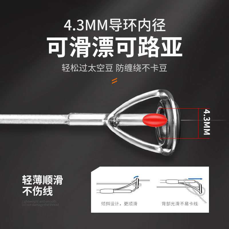 科美龙美风伸缩路亚竿短节便携大导环路滑竿全鱼种泛用旅行竿