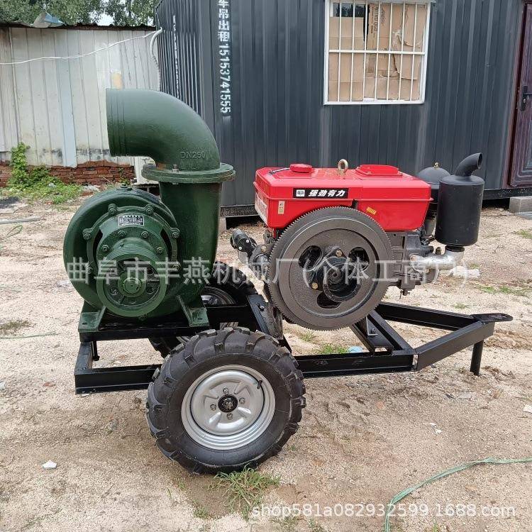 大口径排水泵拖拉机后悬挂水泵机组电机框架抽水泵