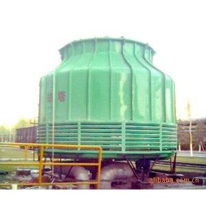 30吨冷却塔机械通风冷却塔干式冷却塔圆形冷却塔玻璃钢