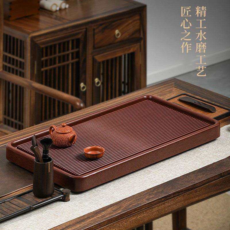 2025年新款电木茶盘德国进口实木茶台茶海轻奢现代感