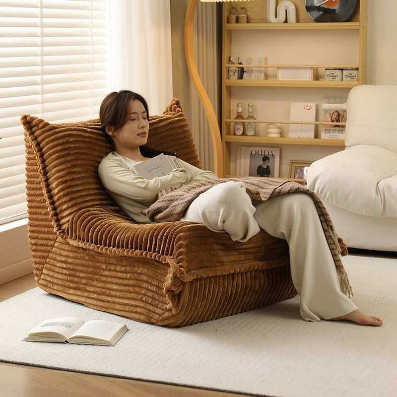 毛毛虫懒人沙发小户型卧室阳台休闲风单人饺子沙发榻榻米人类狗窝,3C数码配件,USB灯,淘宝优惠券,粉丝福利购,淘宝优惠卷