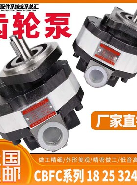 装载机铲车齿轮泵 CBFC18 25 32 4G0 50齿轮油泵液压行走泵 齿轮
