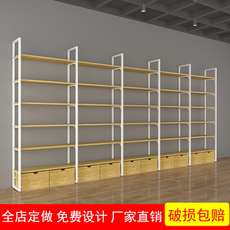源头厂家展示架名创款货架层板挂钩可拆装精品玩具饰品边柜展架