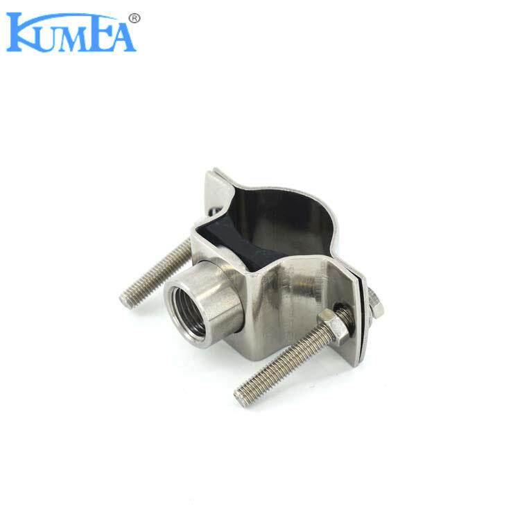 不锈钢拼合孔连接器 7521金属卡扣卡箍卡管 8370夹扣喷嘴喷头配件