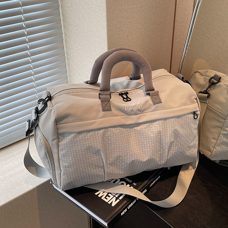 大容量手提旅行包女时尚短途旅游收纳行李包男干湿分Y离运动健身