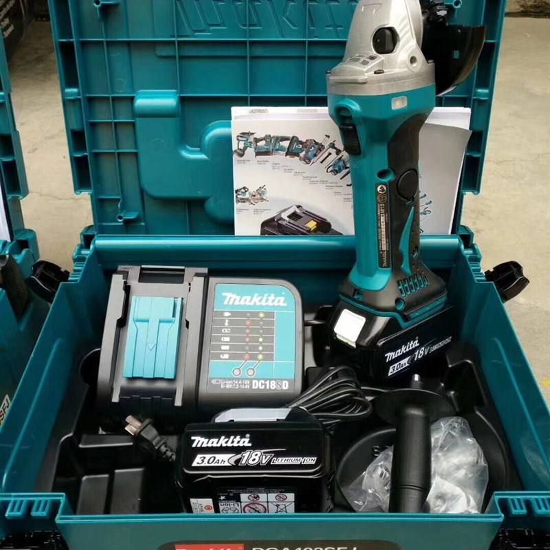 牧田电动工具DGA402RME/SFJ充电式角磨机打磨机U切割机100mm