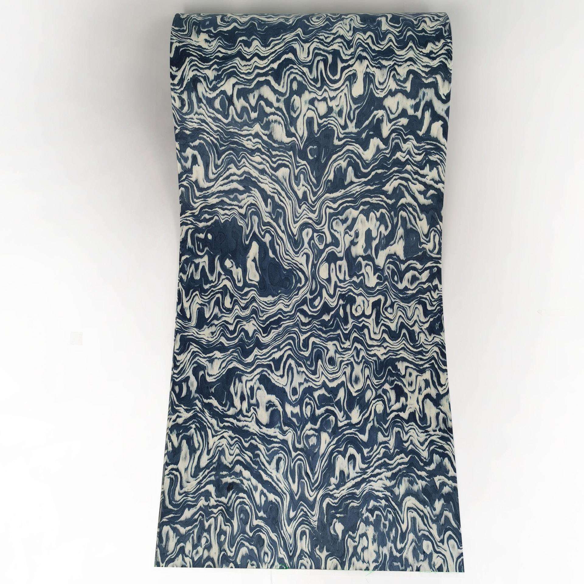 2424新品青花瓷树瘤实木木皮加宽贴面60*250家具乐器翻新厂家直销