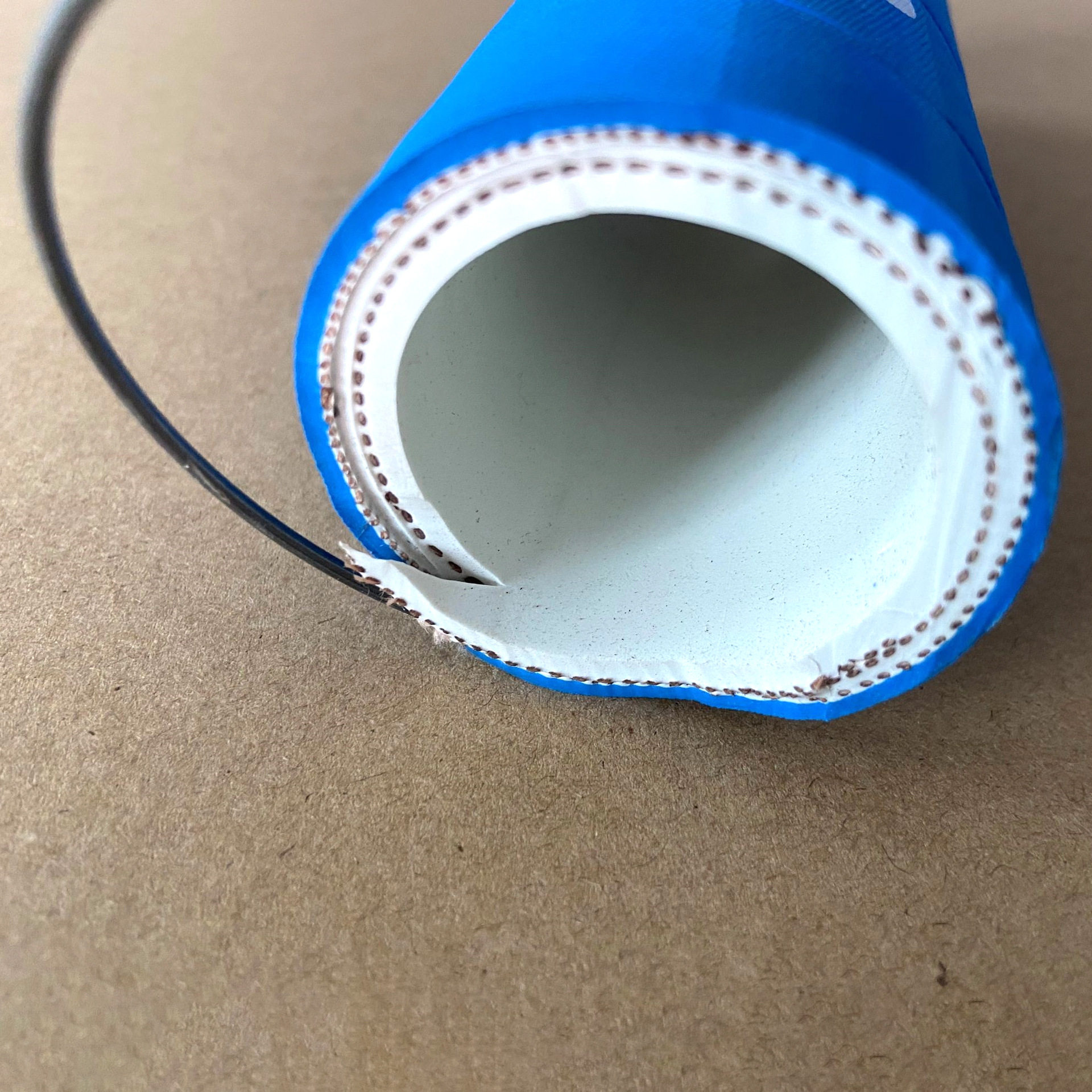 GREATFLEX蓝色冷热水耐高温蒸汽管钢丝夹布乳胶橡胶软管RE40