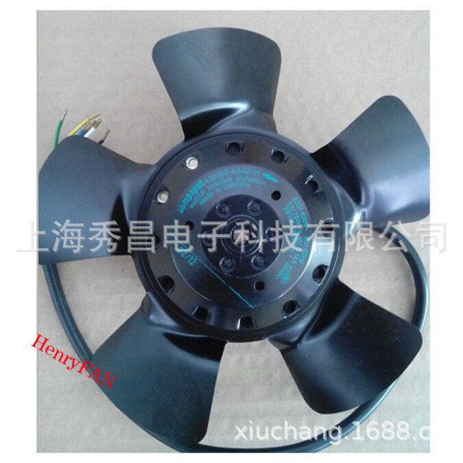 ebmpapst工业轴流风机A2E200-AF05-1551WSEW移动螺旋电机用风扇