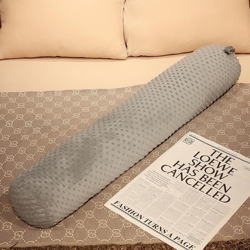 豆豆绒可拆洗圆柱长条抱枕床w靠枕睡觉夹腿床边缝隙档枕垫脚枕女