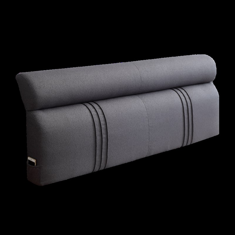 护颈床头靠垫可固定双人大靠背软靠枕自粘贴墙海Y绵拆洗套罩