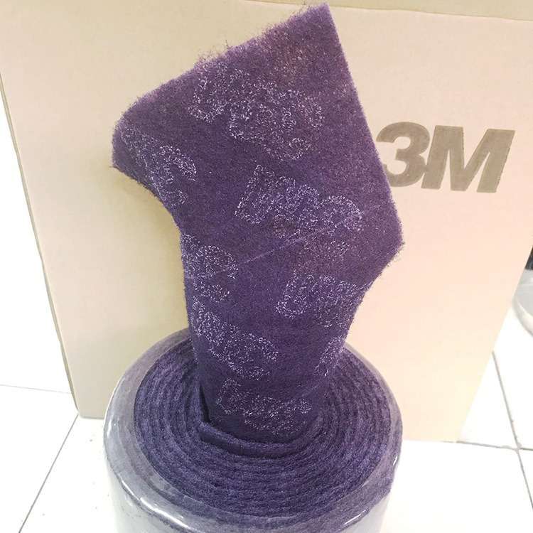 07521百洁布尼龙片菜瓜布木工家具漆器模具去毛刺抛光除锈布