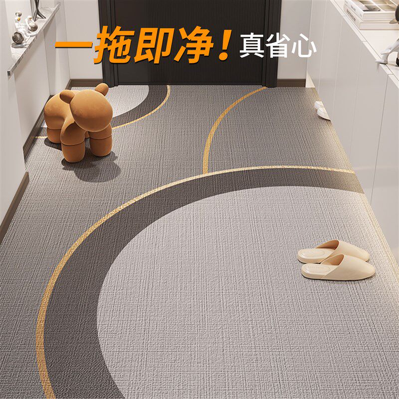*2025新款入户门地垫pvc加厚耐脏免洗可擦进门口脚垫家用裁剪地毯