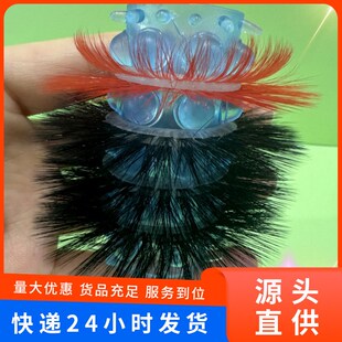 羊眼毛圈儿套马毛男士马尾硅胶圈入珠硅胶不断毛新款羊眼毛圈马环