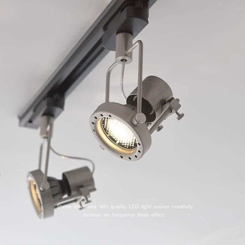 led轨道射灯商用咖啡厅服装店铺复古工业明装客厅电视背景墙射灯,家装灯饰光源,明装射灯,淘宝优惠券,粉丝福利购,淘宝优惠卷