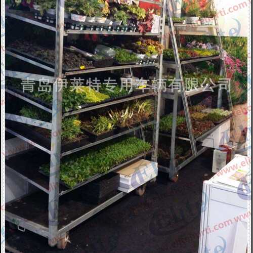 厂家直销艺术花架工具台车，花店使用展示花架 ，周转台车