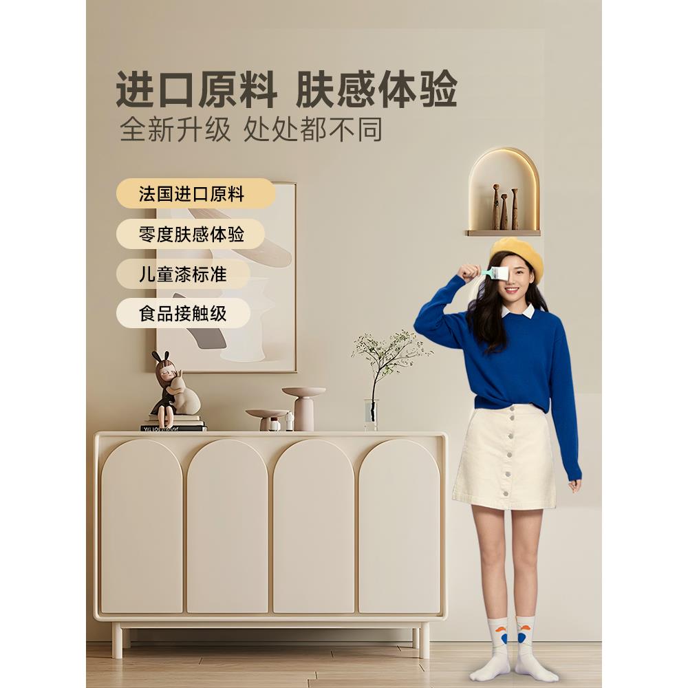 三青漆水性木器漆木门翻新油漆家具翻新柜子改色木漆木头自刷涂料