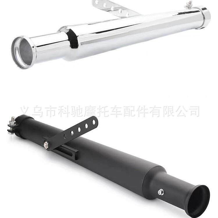 复古改装排气管消声器SR400鑫源400CG125天骏游侠直排排气管尾段