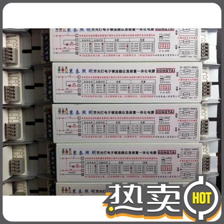 老式T8荧光灯日光灯用电子镇流器+应急一体化电源 非LED灯管用