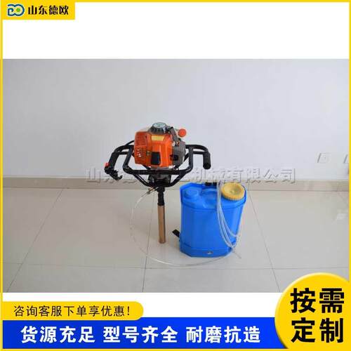 汽油式背包钻机便携式农业壤取土样机小型松散覆式层盖钻常规孔设