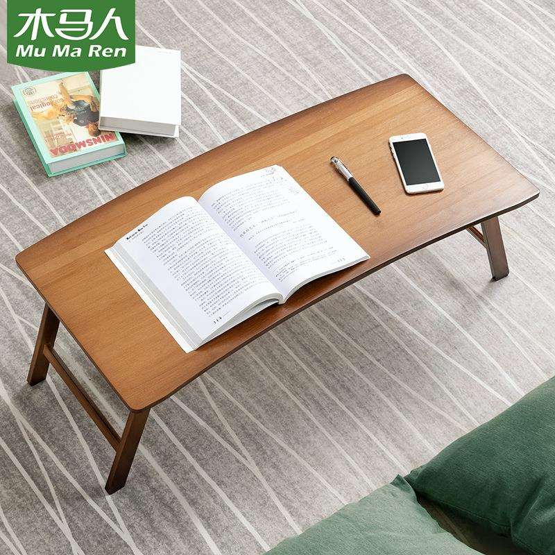 放床上小桌子书桌电脑懒人桌宿舍平面卧室可伸缩折叠桌阅读写字桌