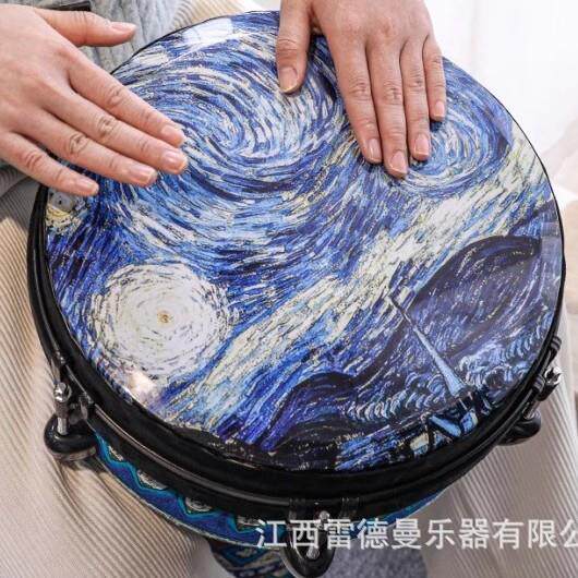 非洲鼓工厂直发10寸 12寸手鼓成人初学者丽江手拍鼓专业鼓类乐器
