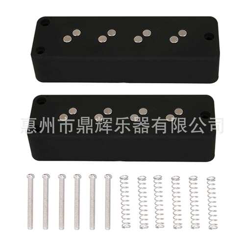 4弦电吉他贝斯拾音器 bass拾音器交错式磁柱双线圈拾音器