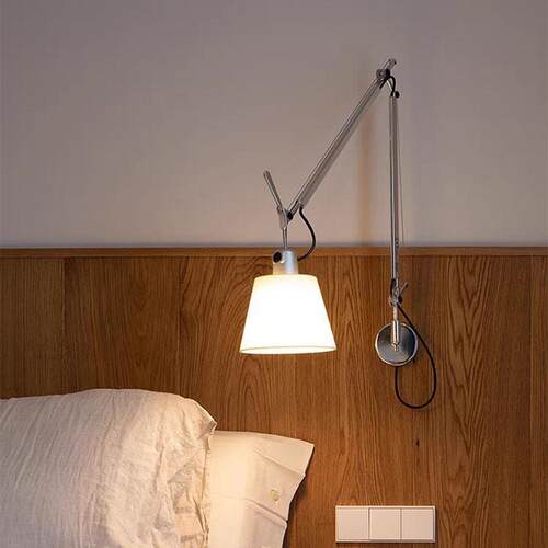 中山工厂直销中山工厂意大利Artemide tolomeo卧室床头可调节摇臂