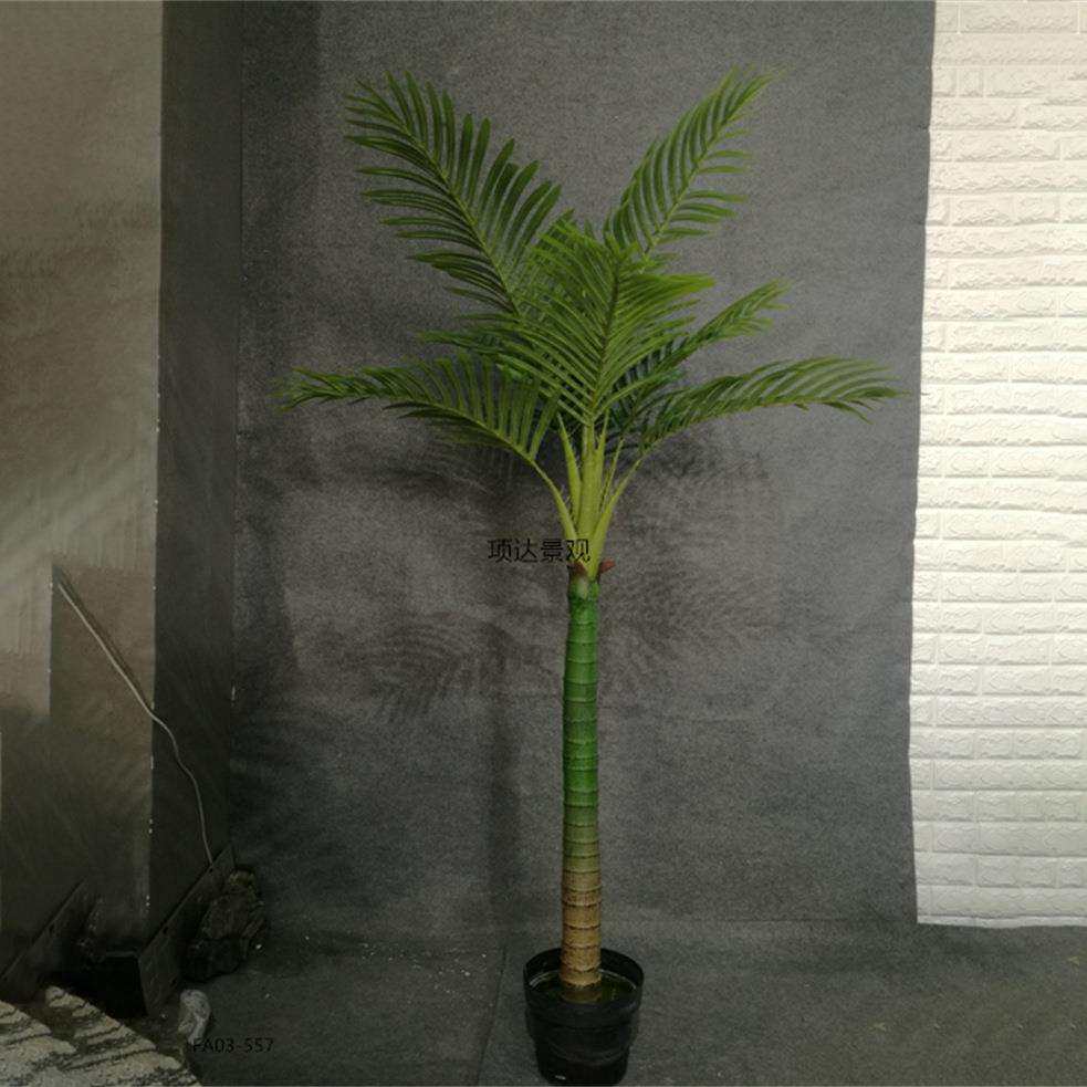 仿真散尾葵室内装饰绿植热带北欧简欧风格绿植摆件