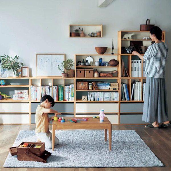 实木自由组合格子柜书架置物架收纳架隔断格格柜陈列柜展示柜书橱