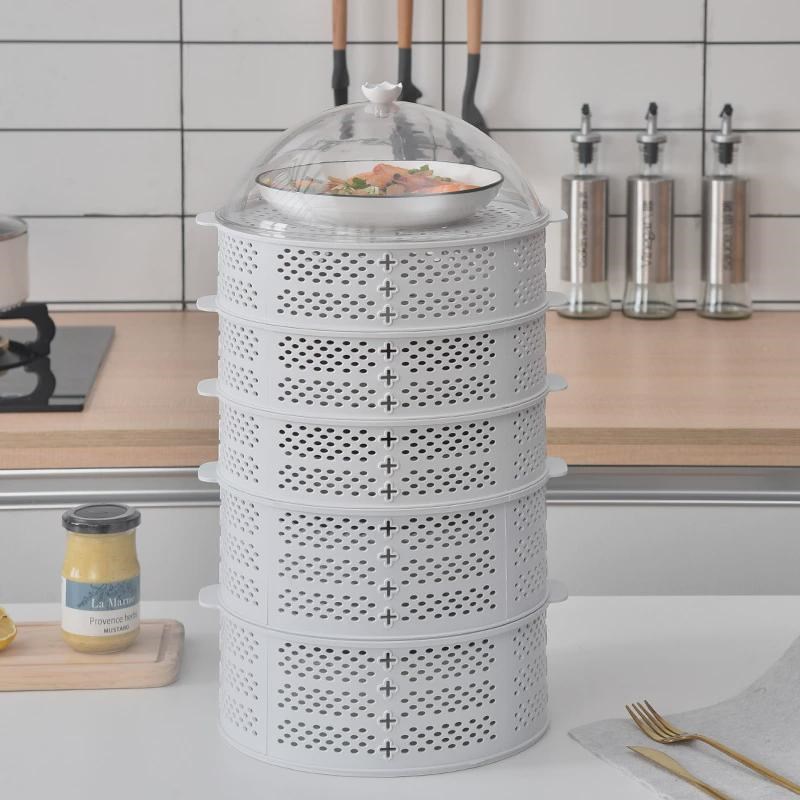 镂空菜罩夏天防尘防蝇餐桌盖饭菜厨房置物架新款家U用剩菜收纳神