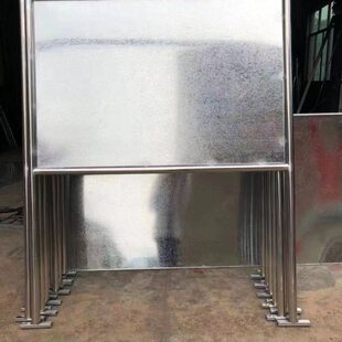 户外不锈钢宣传牌广告牌小区公园展示牌标识牌铁艺文化公告栏定制