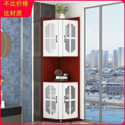 实木生态板客厅卧室餐厅转角柜墙角柜三角形边角角落收纳柜置物架,住宅家具,角柜,淘宝优惠券,粉丝福利购,淘宝优惠卷