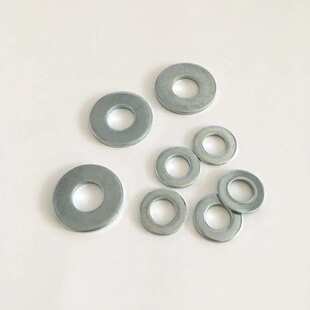现货供应 GB97.1 A型 蓝白锌平垫垫片螺丝垫圈金属介子耐用