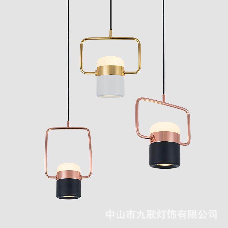 北欧风格吧台吊灯餐厅酒店后现代轻奢创意卧室床头设计师民宿吊灯