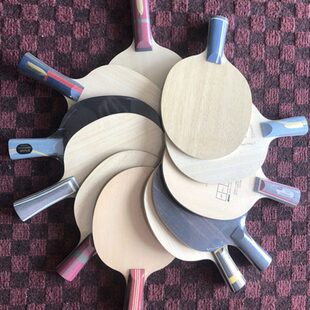 乒乓球底板碳素材料木纯定制7手柄专业DIY乒乓球拍底板5层/层自选