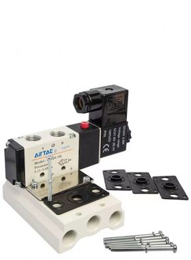 412亚德客电磁阀F F 11540V汇FF4FFF0F板流F9M230M610底座807FF 3