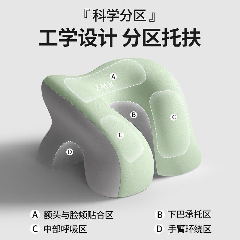 儿童午睡枕趴睡枕教室睡觉神器趴桌子I枕头小学生趴趴枕午休枕