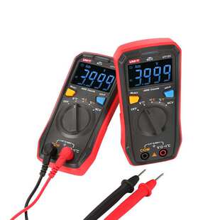 优利德UT123迷你数字万用表 外贸款彩屏小巧便携式家用电压万用表